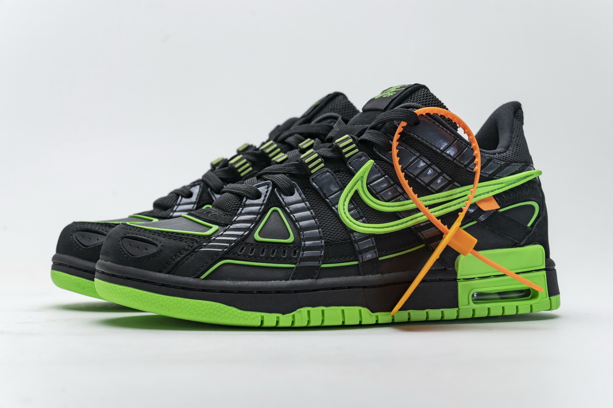 Cu6015 001 Off White X Nike Air Rubber Dunk Green Strike 4 - www.kickbulk.cc